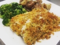 What's for Dinner-Parm Crusted Chicken